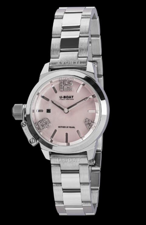 Replica U-BOAT Watch CLASSICO LADY 30MM PINK 8898